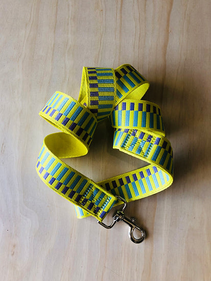 DD Yellow, Blue & Lilac Leash