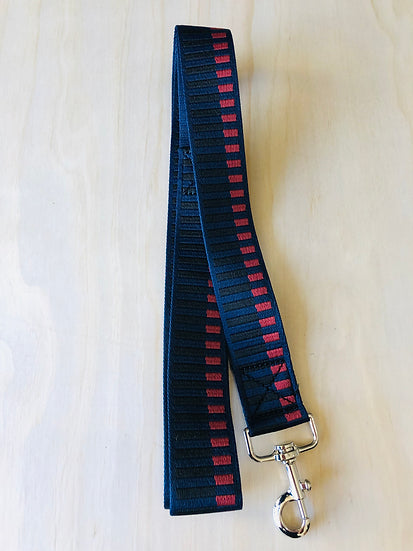 DD Navy Black & Red Leash