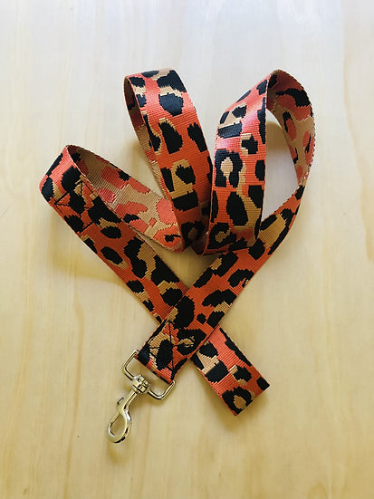 Orange Camo Leash